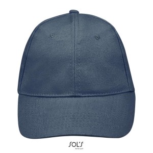 Sols Buffalo 6 paneles baseballsapka, Denim